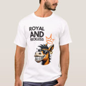 Koninklijk en roekeloos - King Donkey T-shirt (Voorkant)