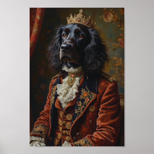 Koninklijk Engels Setter Portret Poster (Voorkant)