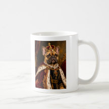 Koninklijk Franse Bulldog Renaissance Koning Kostu