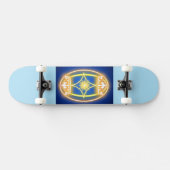 Koninklijk Geel  Persoonlijk Skateboard (Horizontaal)