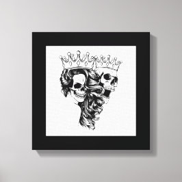 Koninklijk Gemaakte Koning & Koningin Canvasprint Canvas Afdruk