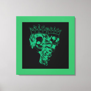 Koninklijk Gemaakte Koning & Koningin Canvasprint Canvas Afdruk