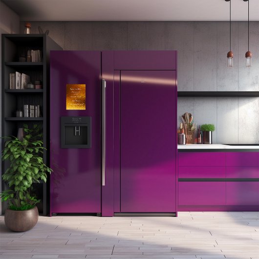 Koninklijk gepersonaliseerd Golden Shiny Save the  Magneet