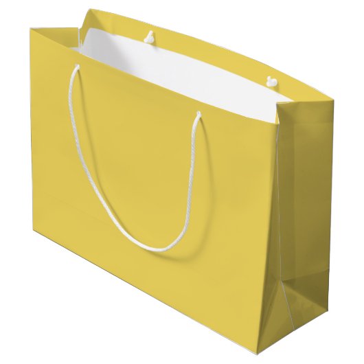 Koninklijk Goud Effen Kleur Groot Cadeauzakje (Achterkant Gekanteld)