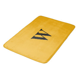 Koninklijk Goud Zwart Monogram Badmat