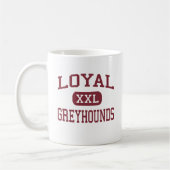 Koninklijk - Greyhounds - High School - Loyal Wisc Koffiemok (Links)