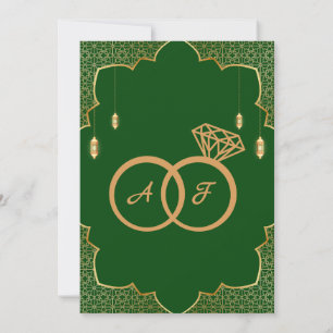 Koninklijk Groen Arabisch Save The Date