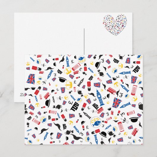 Koninklijk Groot-Brittannië Briefkaart (Voorkant / Achterkant)