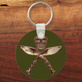 Koninklijk Gurkha-insigne Sleutelhanger (Voorkant)