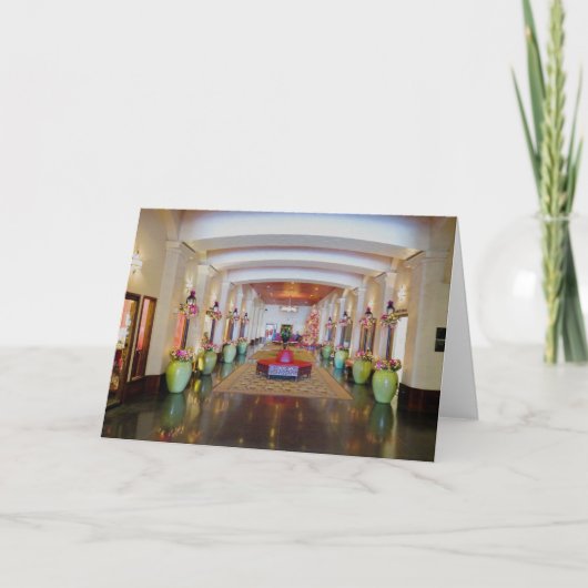 Koninklijk Hawaiiaans Hotel Feestdagen Kaart (Voorkant)