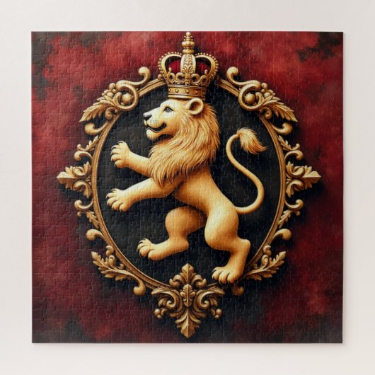 Koninklijk Heraldisch Tapijtpatroon Legpuzzel (Verticaal)