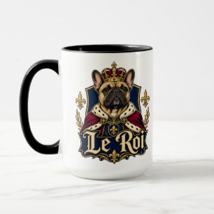 Koninklijk hondenontwerp Franse Bulldog King Mok