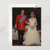 koninklijk huwelijk briefkaart (Voorkant / Achterkant)