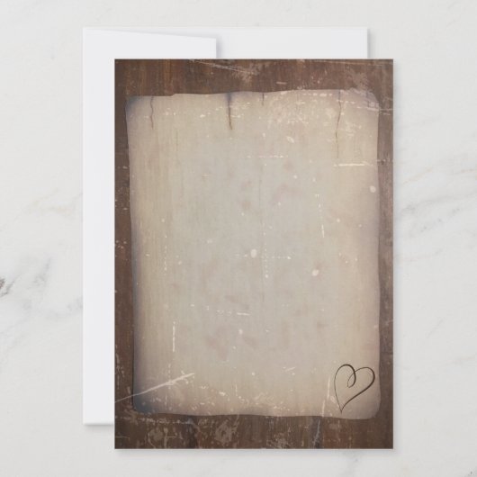  koninklijk huwelijk op roestvrij papier kaart (Achterkant)