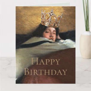 Koninklijk is zo posh Gelukkige verjaardag Kaart