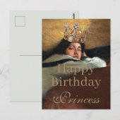 Koninklijk is zo posh Gelukkige verjaardag Prinses Briefkaart (Voorkant / Achterkant)
