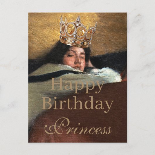 Koninklijk is zo posh Gelukkige verjaardag Prinses Briefkaart (Voorkant)