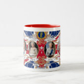 Koninklijk Jubileum Tribute Mok - Queen Elizabeth (Center)