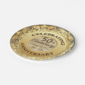 Koninklijk Jubileum van het Metallic Weddenschap v Papieren Bordje (Gekanteld)