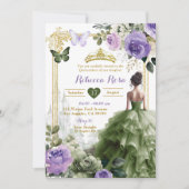 Koninklijk Kasteel Paarse Wijze Groene Prinses 15  Kaart (Voorkant)