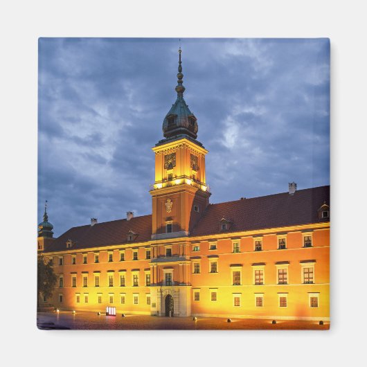 Koninklijk Kasteel Warschau Magneet (Voorkant)