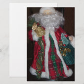 Koninklijk kerstfeest met feestelijke feestdag briefpapier (Voorkant / Achterkant)