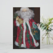 Koninklijk kerstfeest met feestelijke feestdag briefpapier (Staand voorkant)