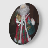 Koninklijk kerstfeest met feestelijke feestdag grote klok (Hoek)