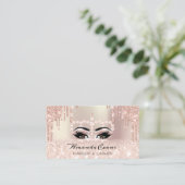 Koninklijk Kroonprins Makeup Artist Lashes Roos Afsprakenkaartje (Staand voorkant)