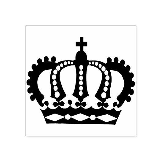 koninklijk kroonstempel rubberstempel (Afrduk)