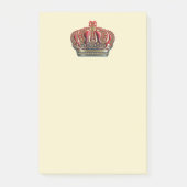 Koninklijk Kruis Kroon - Goud Blauw Rood Post-it® Notes (Voorkant)