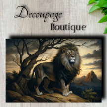 Koninklijk Leeuwen Meubelen Decoupage