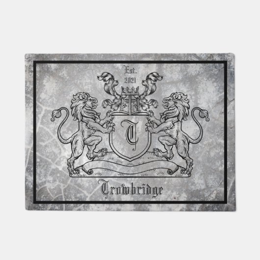 Koninklijk Leeuwenkam Deurmat (Voorkant)