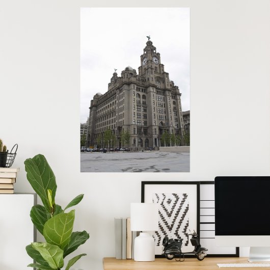 Koninklijk levergebouw poster (Thuiskantoor)