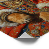 Koninklijk Lhasa Apso Portret Poster (Hoek)