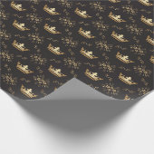Koninklijk luxe goudpapier cadeaupapier (Hoek)