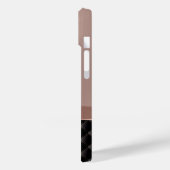 Koninklijk Luxe Roos Gold - Aangepaste naam Case-Mate iPhone Case (Achterkant / Links)