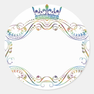 Koninklijk Medaillon met Kroon Stickers