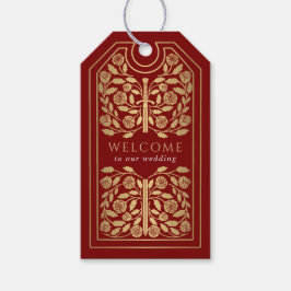 Koninklijk Middeleeuws Gouden Zwaard Huwelijks Wel Cadeaulabel