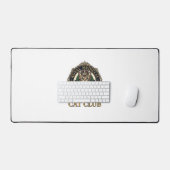 Koninklijk Middeleeuwse Kat Kat Vader Cadeau Idee Bureaumat (Keyboard & Muis)