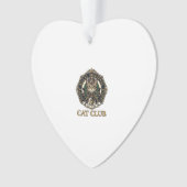 Koninklijk Middeleeuwse Kat Kat Vader Cadeau Idee Ornament (voorkant)