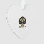 Koninklijk Middeleeuwse Kat Kat Vader Cadeau Idee Ornament (voorkant)