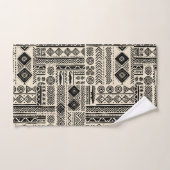 Koninklijk modern mudcloth-ontwerp bad handdoek (Handdoek)