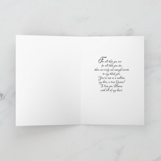 KONINKLIJK - Moederdagkaart Kaart (Binnen)