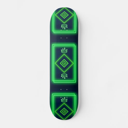 Koninklijk Neon Persoonlijk Skateboard (Voorkant)