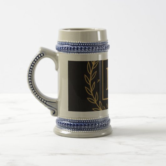 "Koninklijk NMKY Embleem – Monogram M Wapenschild  Bierpul (Links)