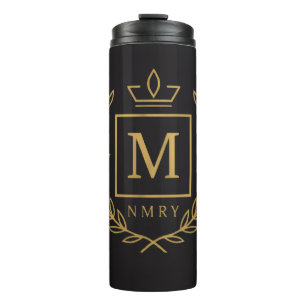 "Koninklijk NMKY Embleem – Monogram M Wapenschild  Thermosbeker