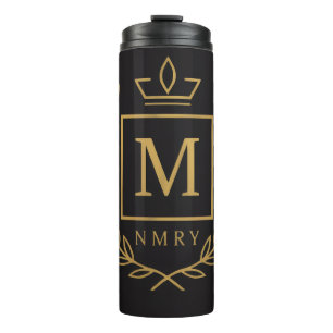 "Koninklijk NMKY Embleem – Monogram M Wapenschild  Thermosbeker