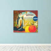 Koninklijk Oranje Etiket Corona, CA Canvas Afdruk (Insitu (Houten vloer))