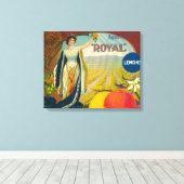 Koninklijk Oranje Etiket Corona, CA Canvas Afdruk (Insitu (Houten vloer))
